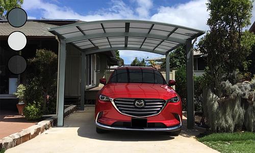 M-Shape Single Carport 5.5 x 3 x 3