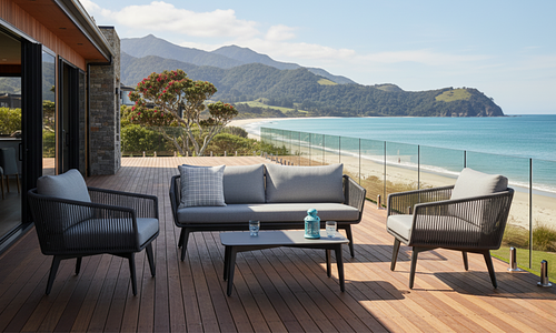 Raffe 4 Seater Sofa Set #1