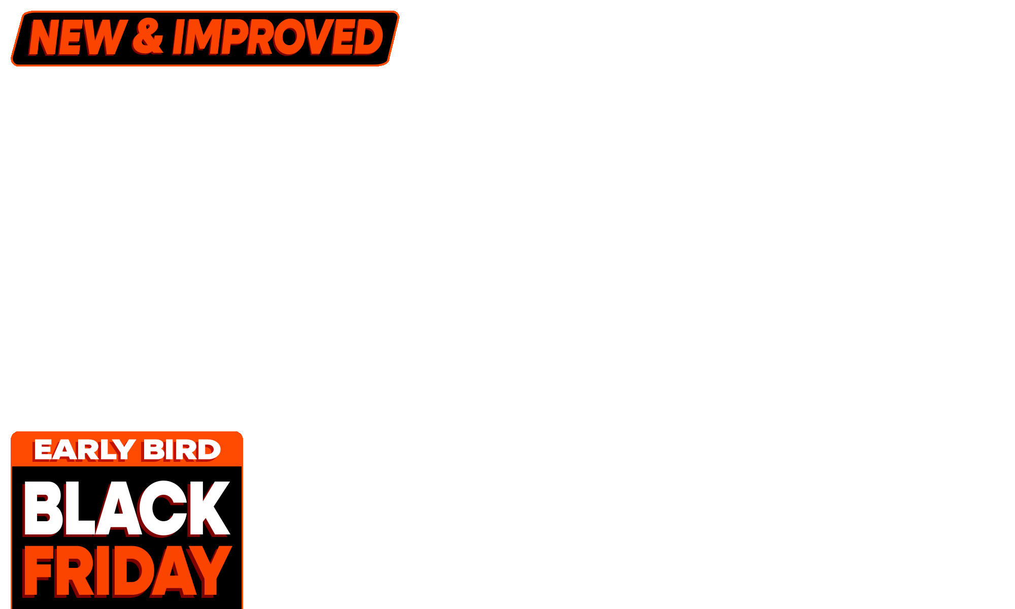 <span><b>Early Bird Black Friday Deals</b></span><span><b> </b>are here and the savings are just getting started 🔥</span><span> Enjoy <b>epic deals, fresh drops, and summer favourites for less.</b></span><span> </span><i>Limited Time Only or while stocks last. </i><i>T's &C's Apply.</i>
