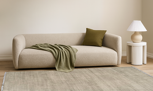 Sundara Hand Knotted NZ Wool Rugs - Limestone - 4 Sizes #6