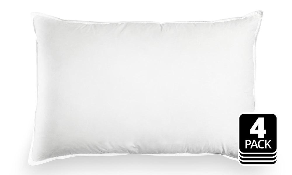 White Lotus 25/75 Duck Down and Feather Pillow - 4 Pack #31