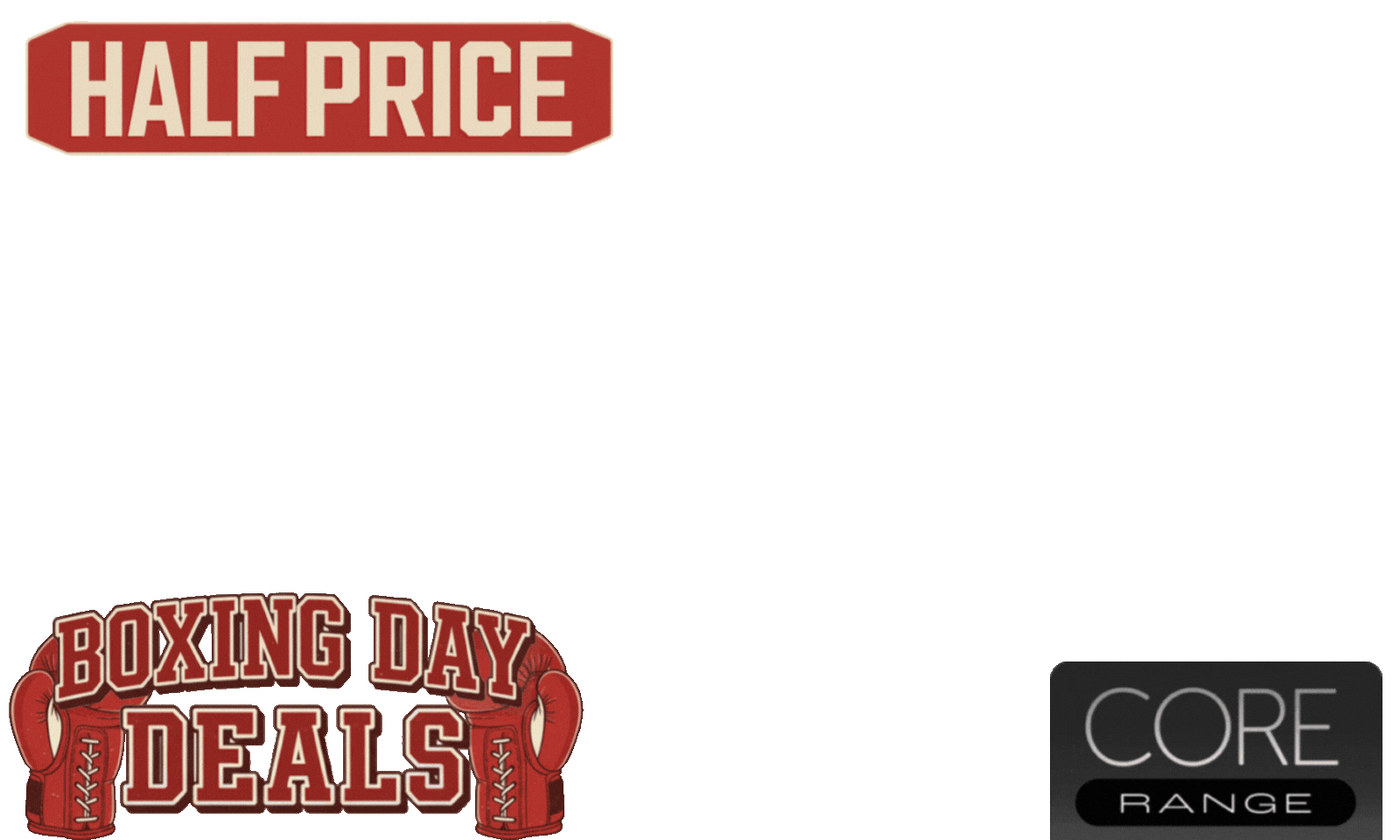 <b>We skipped the warm up 🥊🔥 Boxing Day Deals are here. </b>Big hits. Bigger upgrades. <b>HALF RPICE ON ALL Core accessories. </b>Turn your backyard into a year round flex. <i>T&amp;Cs apply.</i><br><div><em><br></em></div>