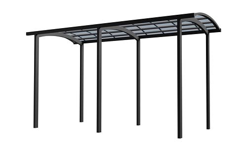 Caravan M-Shape Carport 7 x 3 x 3.5m