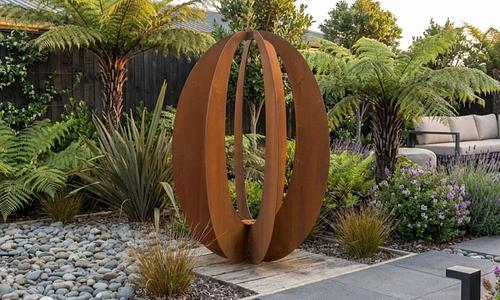 Corten Bloom Sculpture #45