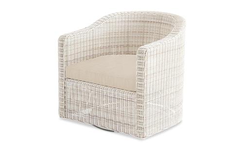 Hampshire Wicker Swivel Chair Natural - Set of 2 #3
