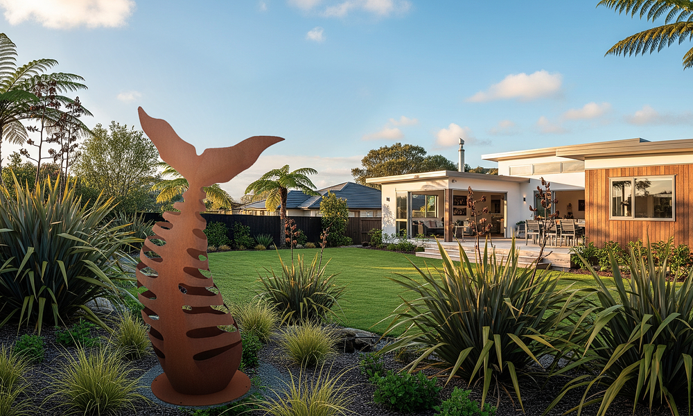 Fish Tail Corten Sculpture #32