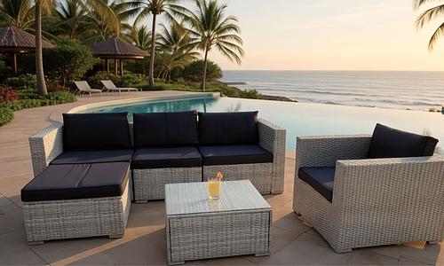 Azure 6 Piece Lounge Set #1