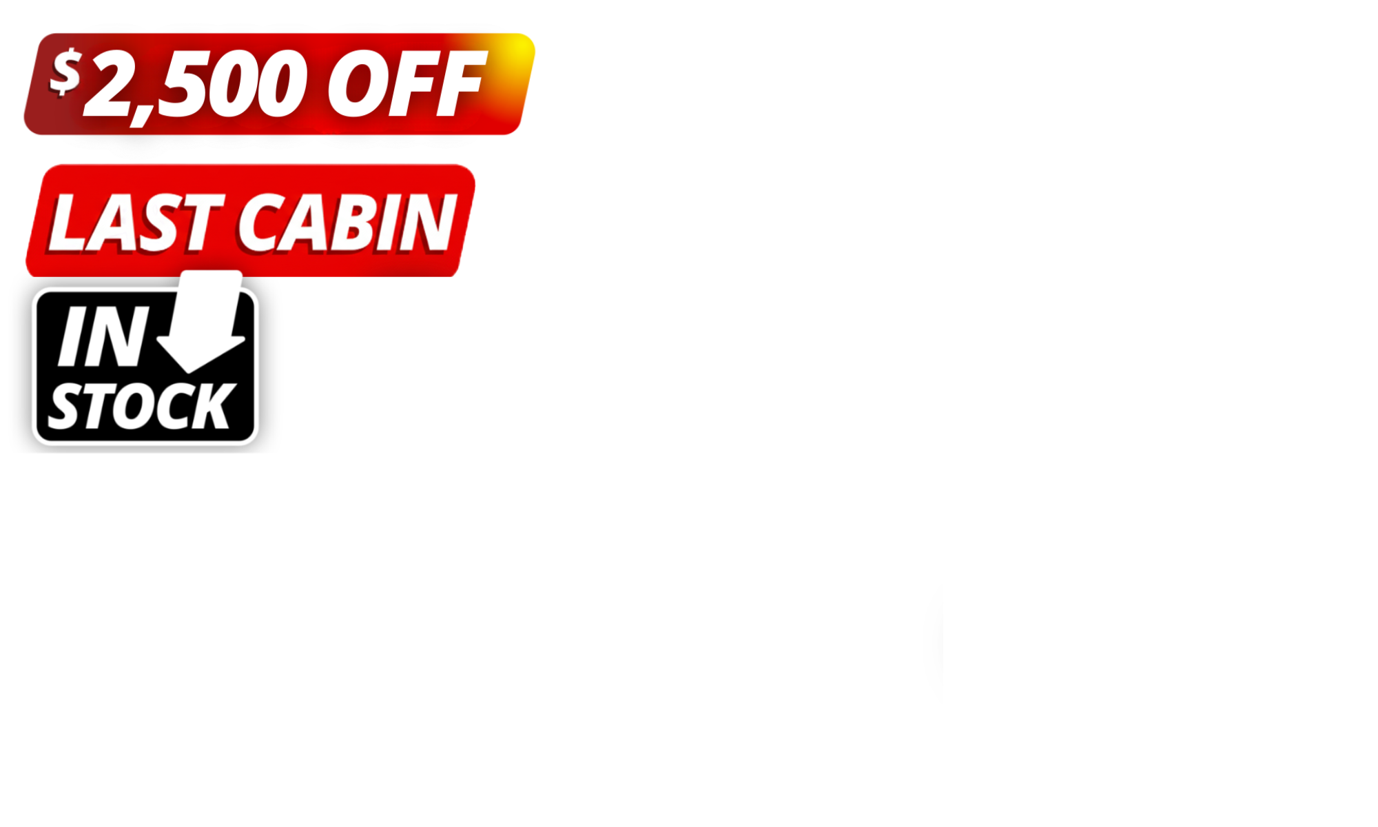 <div><b>🚨 LAST. CABIN. STOCK.🚨</b></div>