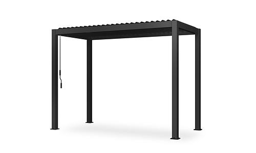 Shade and Shelter Pergola 1.5m x 3m - Black Only#75