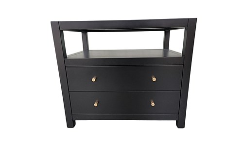 Demi Nightstand - Black Charcoal #89
