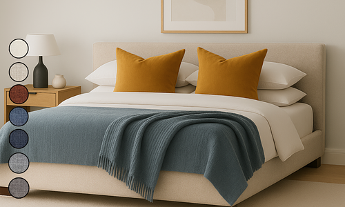 Ravello Bed with Drawers - Low Headboard #56