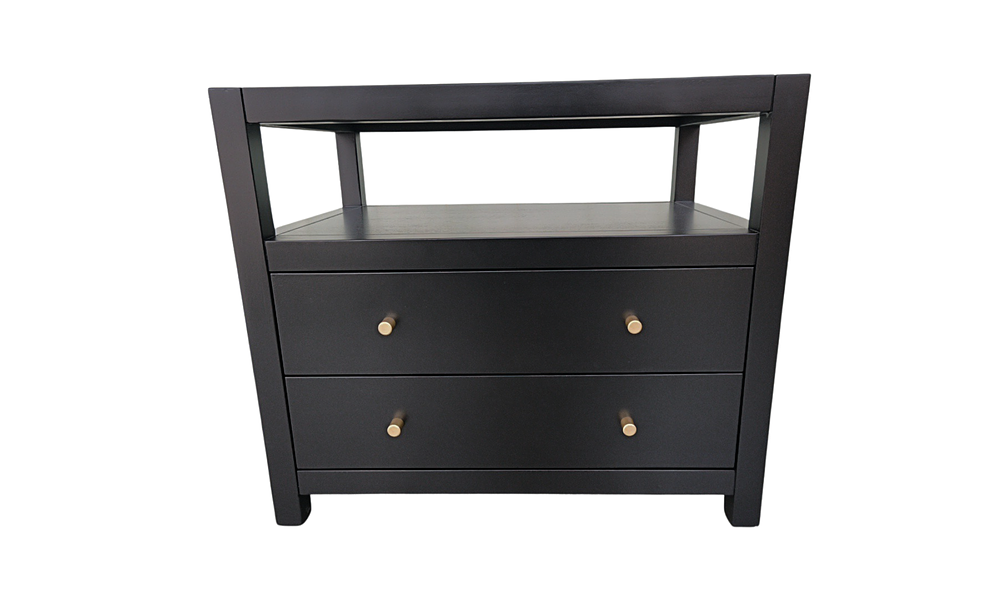 Demi Nightstand - Black Charcoal #89