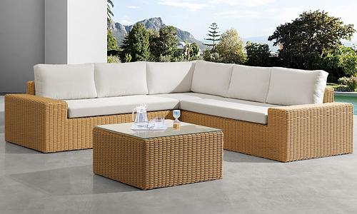 Selene Rattan Sofa Set II - Natural #71