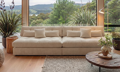 Asher Expandable 3 Seater Sofa - 10 Colours #1