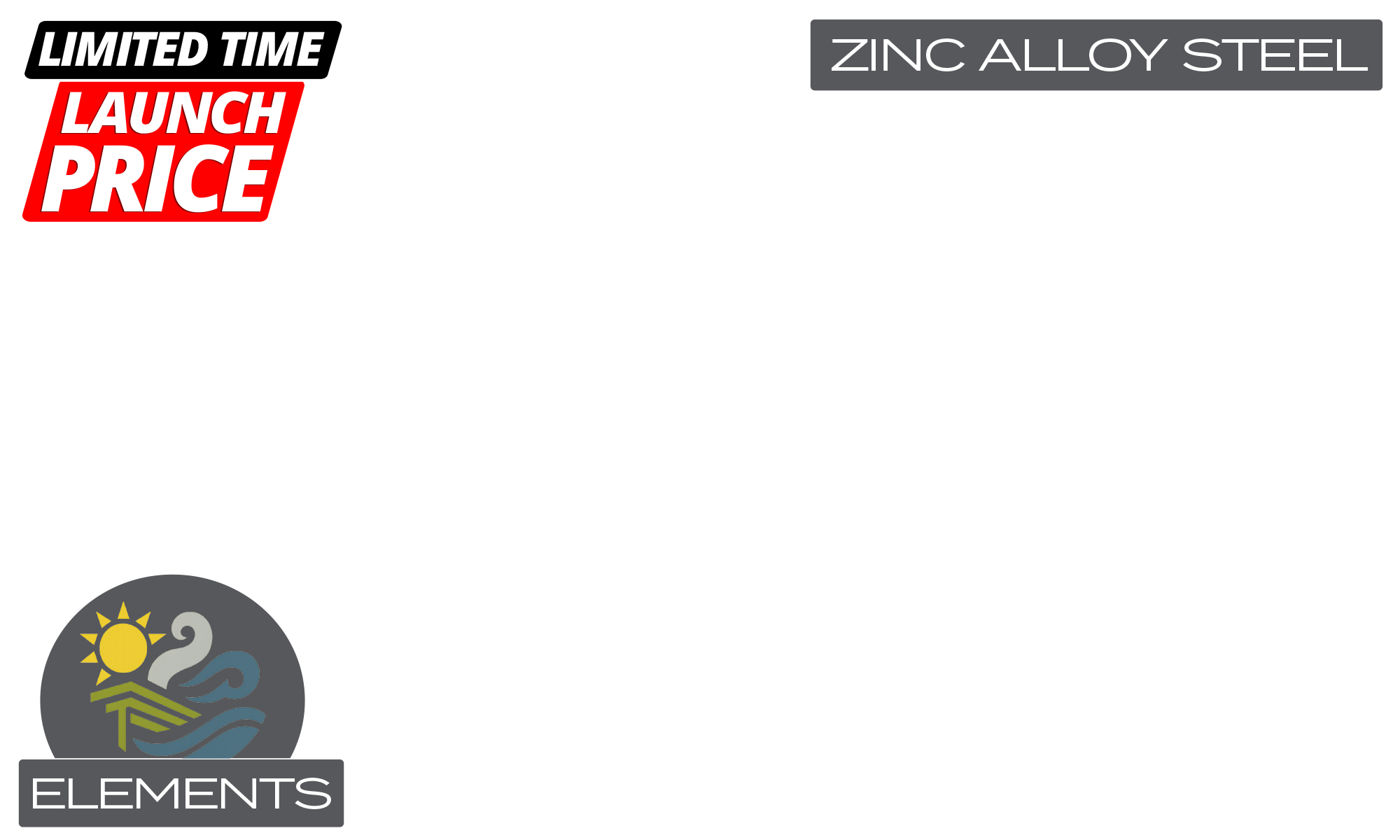 <b>Tackle The Elements With Ease. </b>We're making premium living more accessible with our <b>Brand New Elements Pergolas, </b>providing you the same smart look at a fraction of the price.  <b>Secure LAUNCH PRICE for a Limited Time Only. </b><i>T's & C's Apply. </i>
