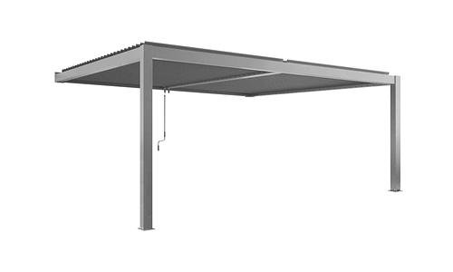 Aluminium Wall Mounted Pergola 394 x 394 - Two Colours #530