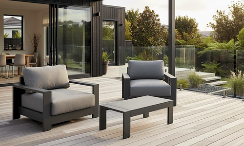 Gio 2 Seater Outdoor Set - Anthracite #39