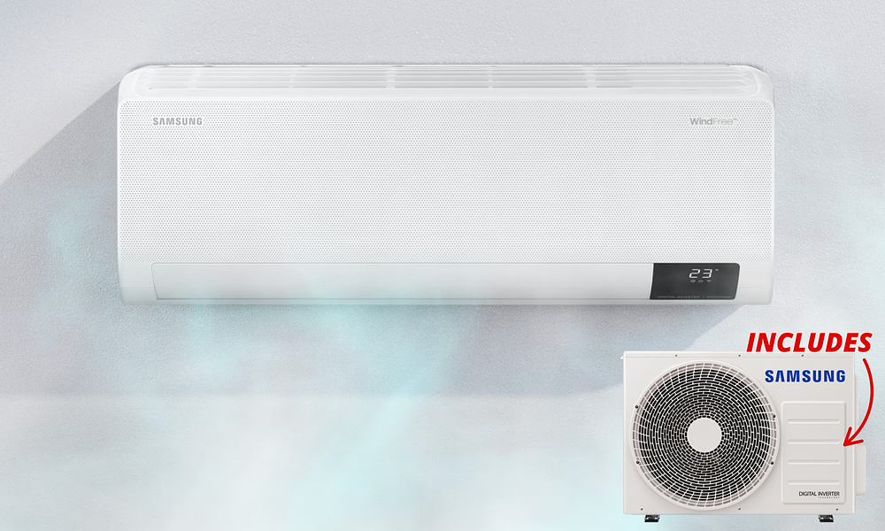 Samsung Airise Windfree 6.8kW Heat Pump Bundle #1