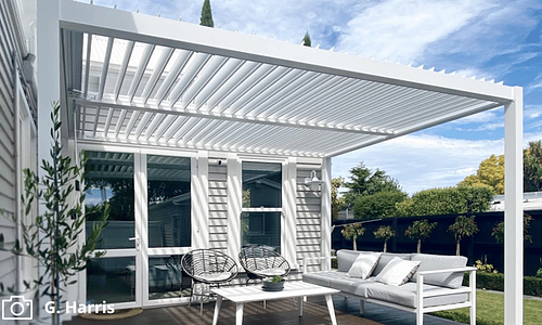 Aluminium Pergola 294 x 394 - White #871