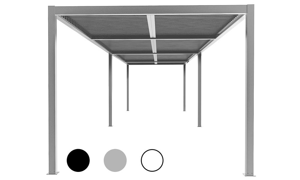 Aluminium Pergola 7.7m x 2.9m - Three Colours #718