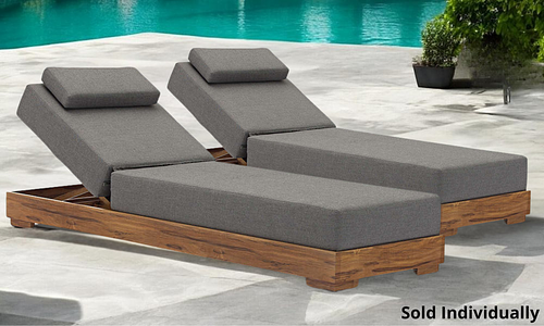 Gio Sun Lounger Wood-Look #14
