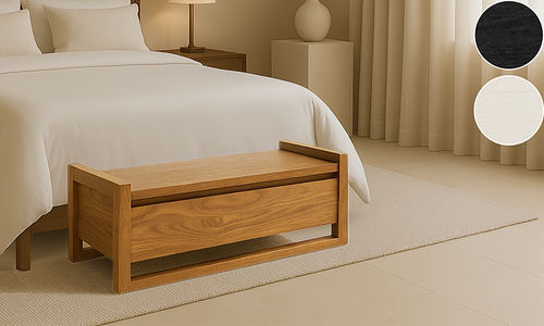 Cleo Acacia Storage Bed End - 3 Colours #1