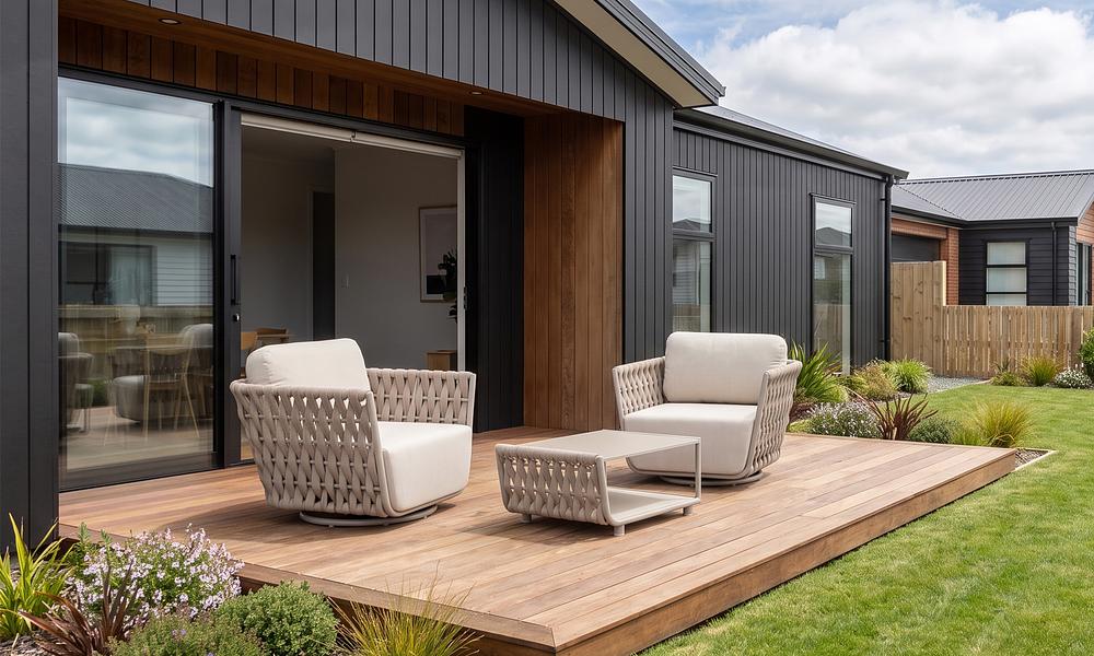 Dreamweaver Swivel Armchair Set - Greige #19