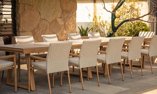 Palma Extendable Outdoor Dining Set #1