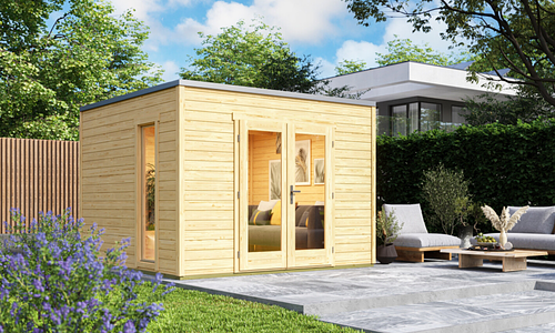 Palla Cabins - 300 x 300cm - Natural #255