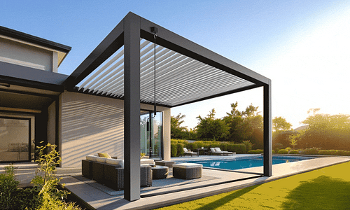 Luxe Louvred Sliding Doors - Wall-Mounted SIDE #382