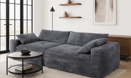 Emiko 3-Seater Sofa - All Colours #38