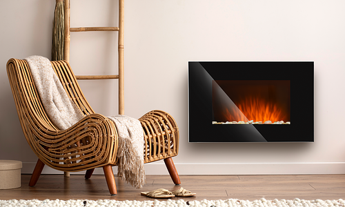 Goldair 2000W Wall Mounted Flame Effect Heater #1