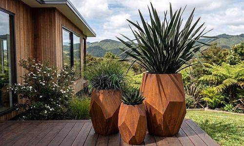 Ares Corten Planters - Set of 3 #2
