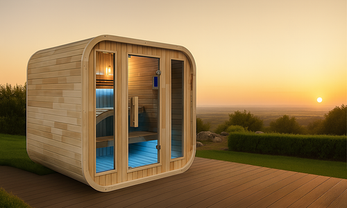 Lusso 3-4 Person Outdoor Sauna #22