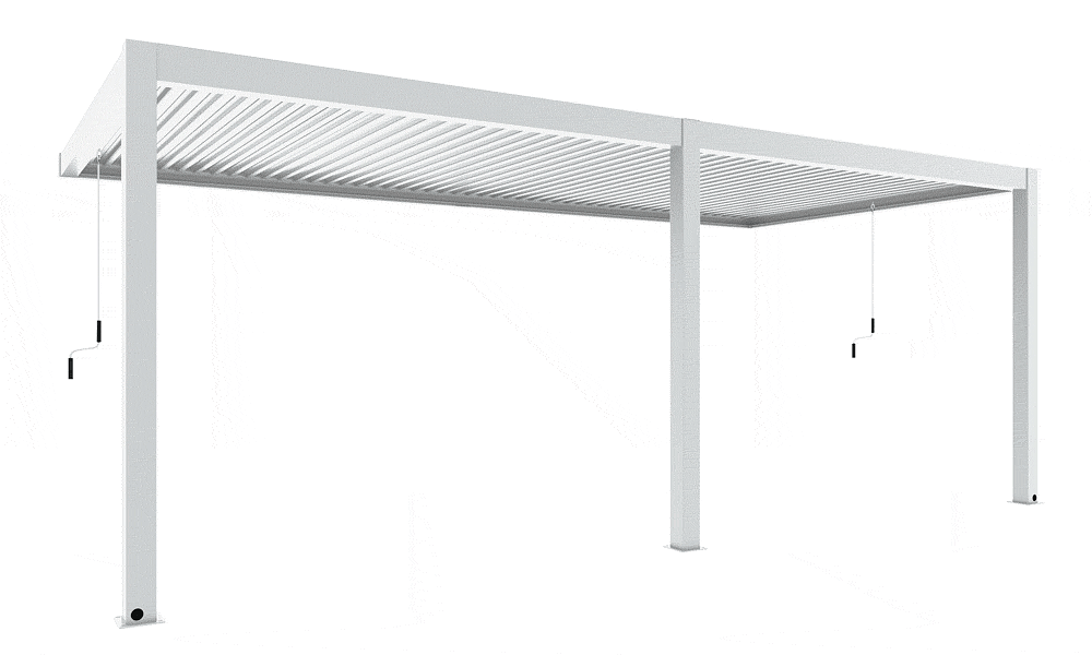Luxe Louvres 6 x 3m Wall Mounted - 7 Variations #134