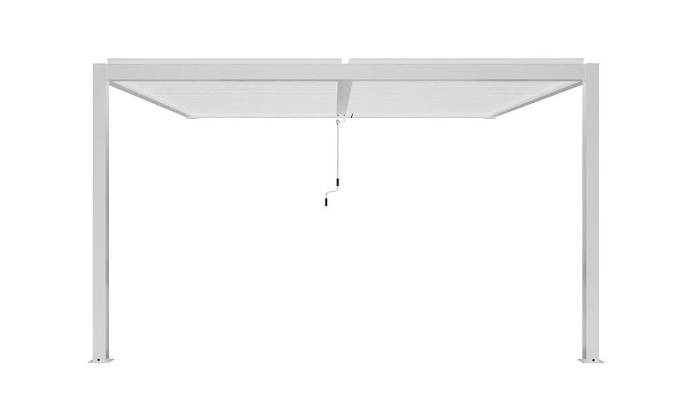 Aluminium Wall Mounted Pergola 394 x 294 - White Only #537