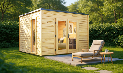 Palla Cabins - 300 x 300cm - Untreated #146