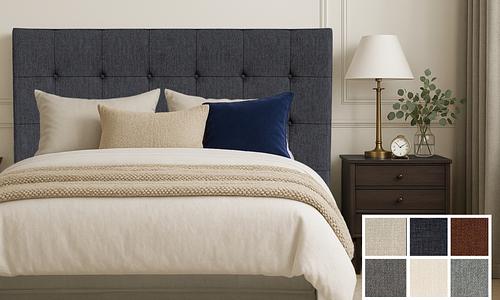 Savelle Headboard - Queen, Silver Grey #65