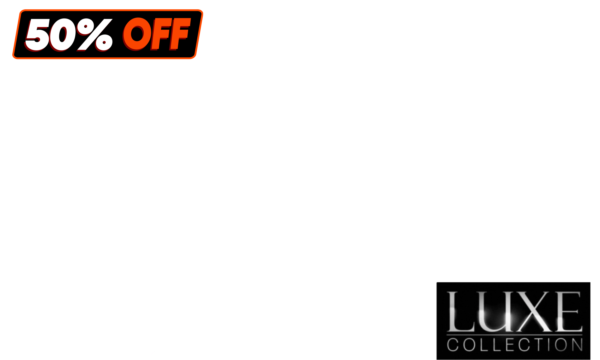 <strong>Complete the Look with 50% Off Selected Luxe Accessories. </strong>Block the wind, hide the neighbours, and look damn good doing it. T&Cs apply. Ends Monday.