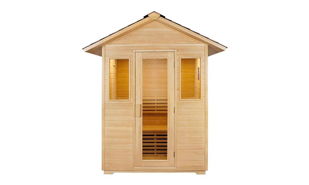Lyra 3-Person Outdoor Sauna #47