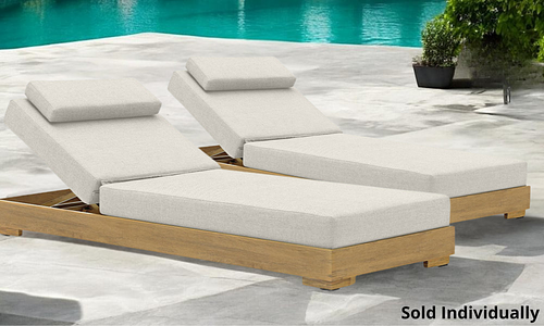 Gio Sun Lounger - Oak Look #194
