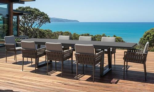 Dreamweaver Extension Dining Table Set - Anthracite #58