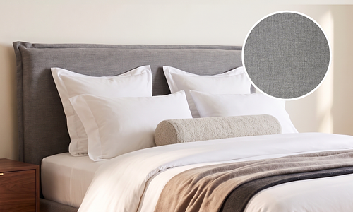 Delphine French Seam Headboard - Ash #142
