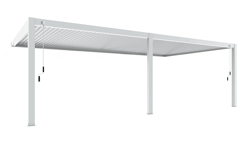 Luxe Louvres 8 x 4m Wall Mounted - 3 Variations #125