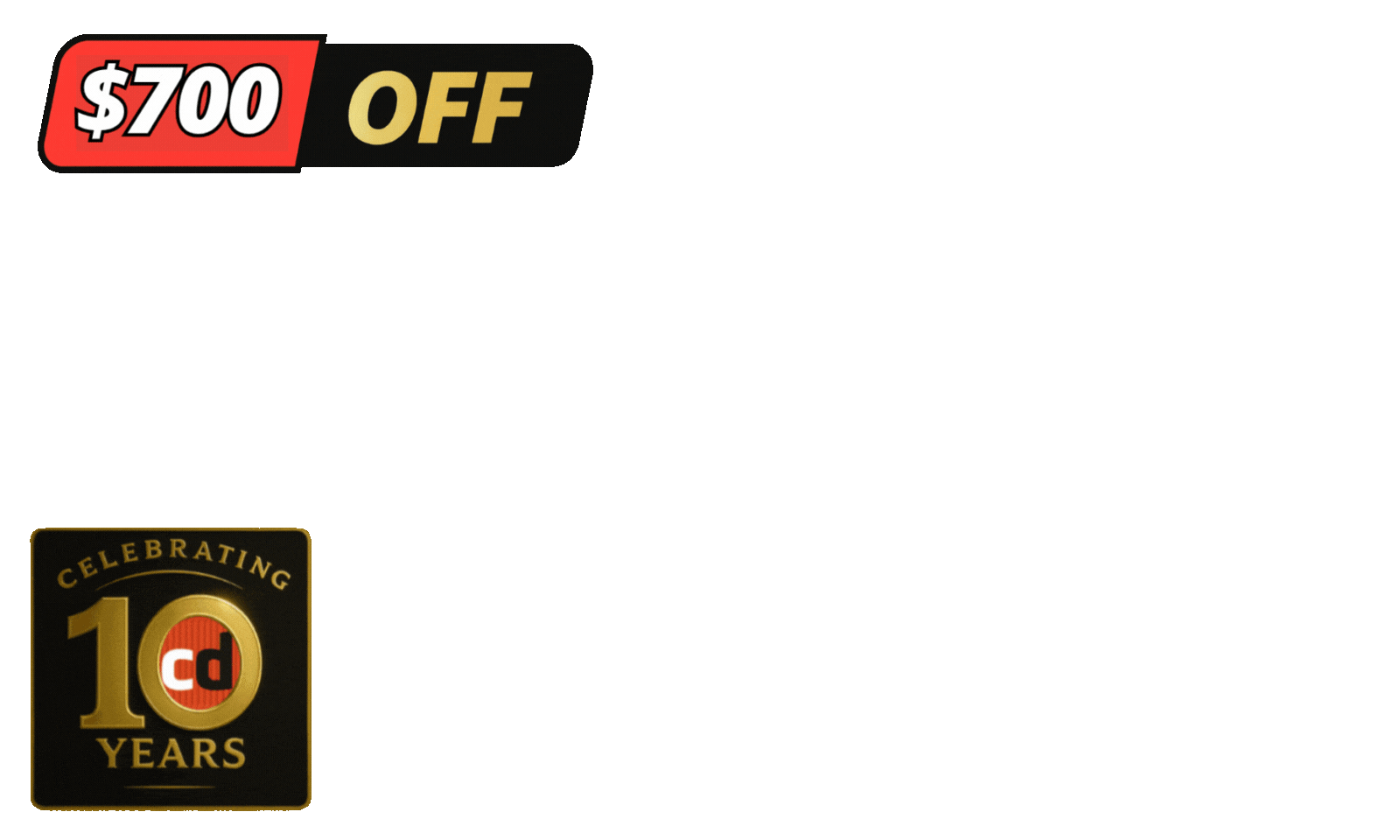 <span>🎉 </span><span>Celebrate 10 Years of Container Door!</span><span> 🎉 Enjoy </span><span>massive savings on selected items</span><span> as we mark a decade of epic deals and unbeatable value. Ends </span><span>midnight Tuesday 8th</span><span> – don’t miss the birthday bash! </span><em>T&Cs apply.</em>