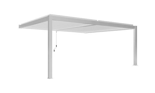 Aluminium Wall Mounted Pergola 394 x 394 - White Only #524