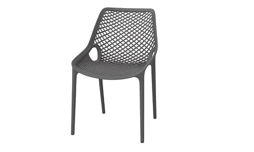 Alo Armless Outdoor Chair - Grey #78