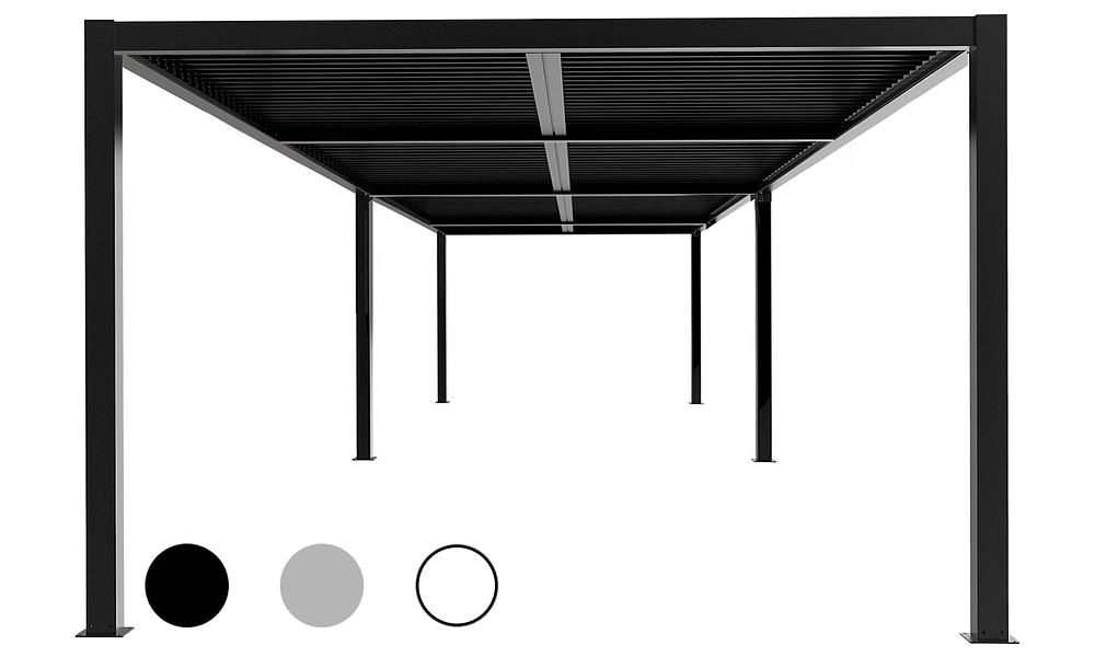 Aluminium Pergola 7.7m x 3.9m - Three Colours #754