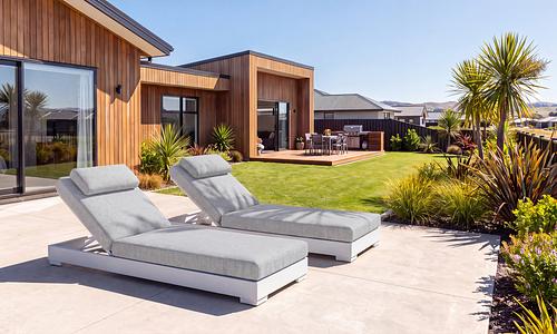 Gio Sun Lounger - White #192