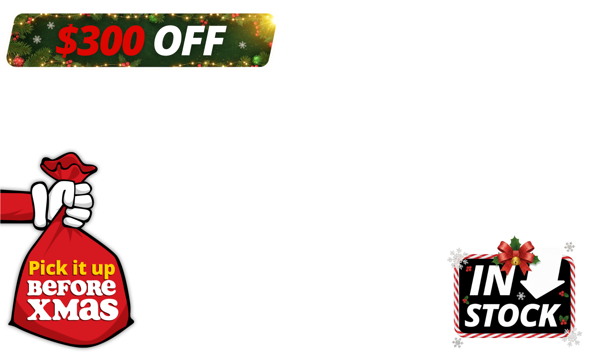 If it’s not under the tree yet… don’t panic. We’ve got it <b>IN STOCK NO</b><span>W</span> and <b>ready for Christmas pick-up</b>. Last-minute legends, this one’s for you 🎄😉